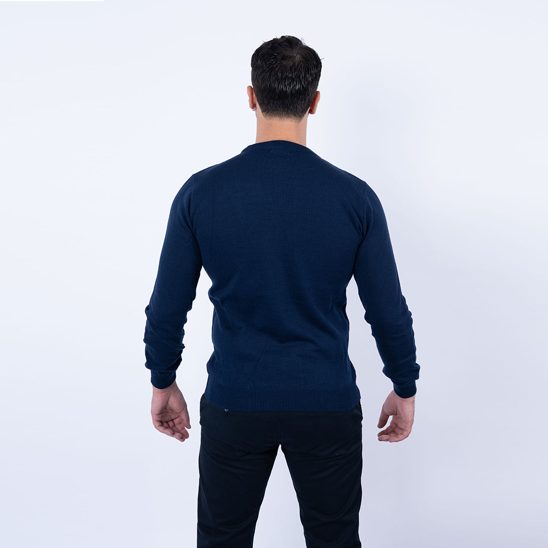 Lee Cooper Pull Marine MAILLE-01 LCH2511 Homme