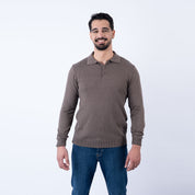 Lee Cooper Pull Marron MAILLE-01 LCH2521 Homme
