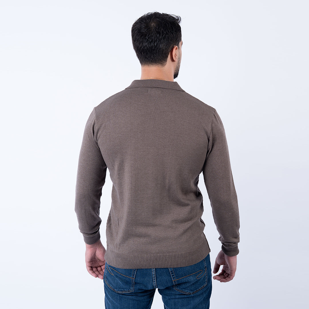 Lee Cooper Pull Marron MAILLE-01 LCH2521 Homme