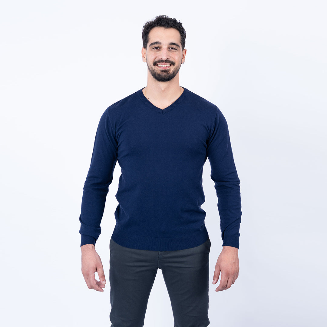Lee Cooper Pull Marine MAILLE-82 LCH2524 Homme
