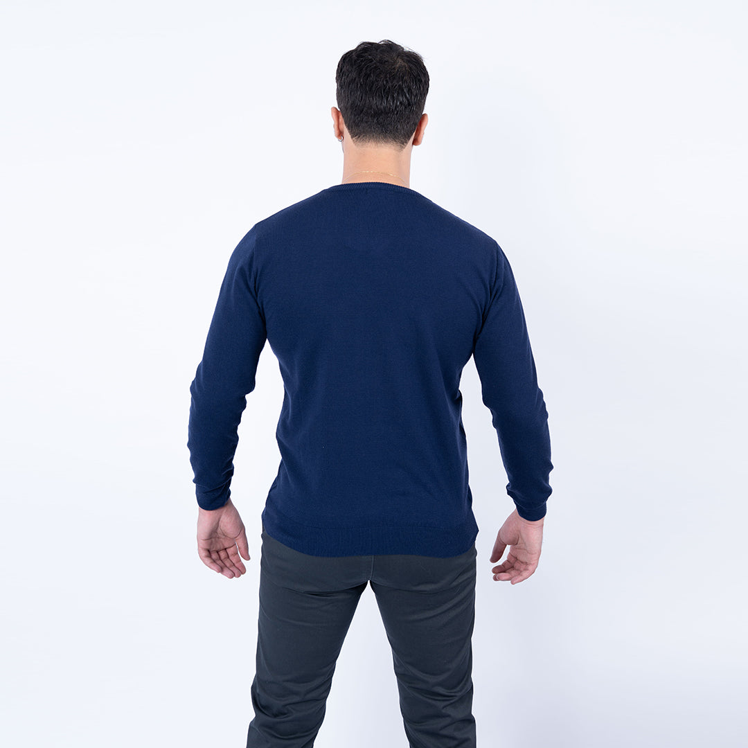 Lee Cooper Pull Marine MAILLE-82 LCH2524 Homme