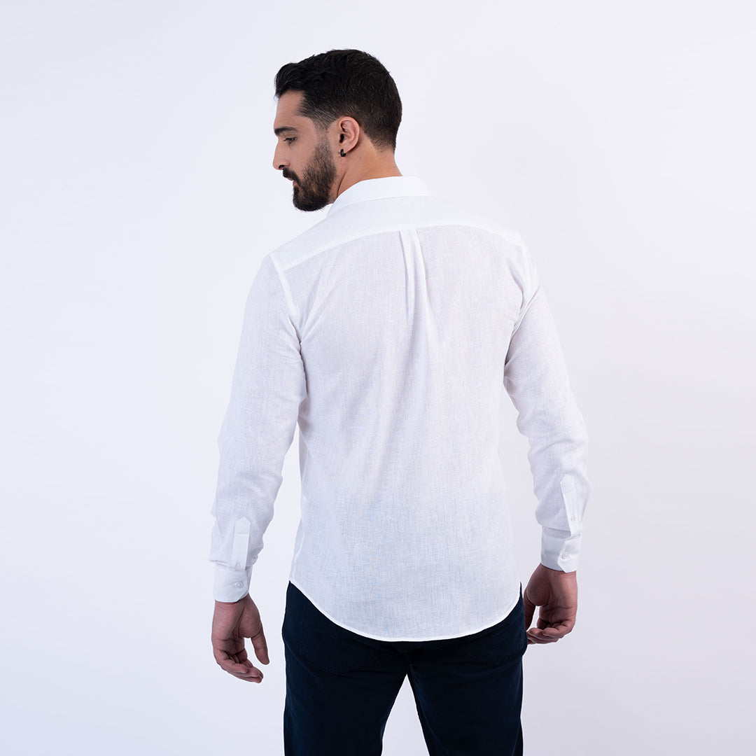 Chemise Toile-90 chem-strai-co Lee Cooper