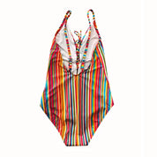 Maillot jeune fille avec lacet Lyouna - Wildkard