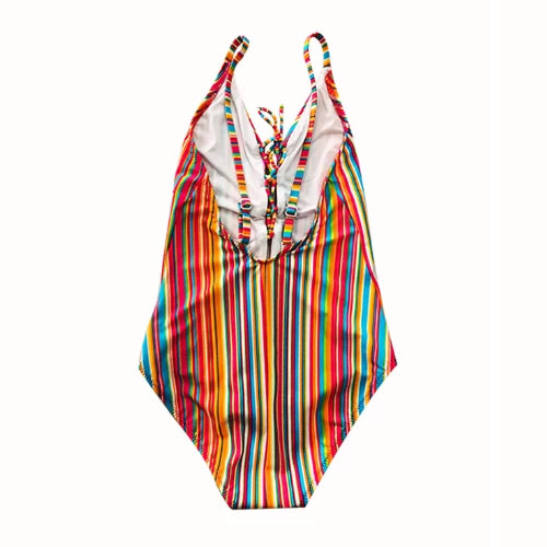 Maillot jeune fille avec lacet Lyouna - Wildkard