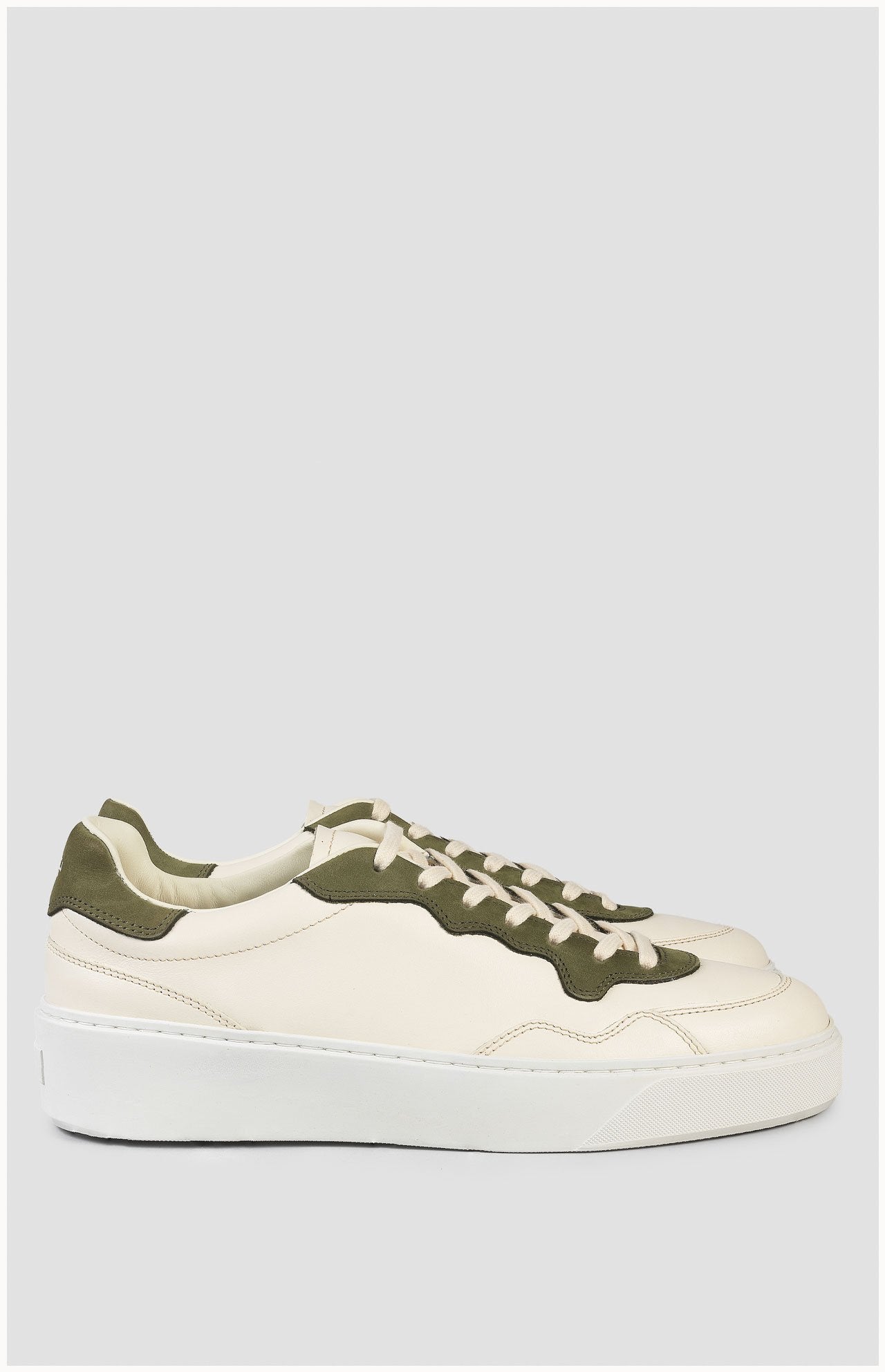 Otis Cuir OFF White D.Vert