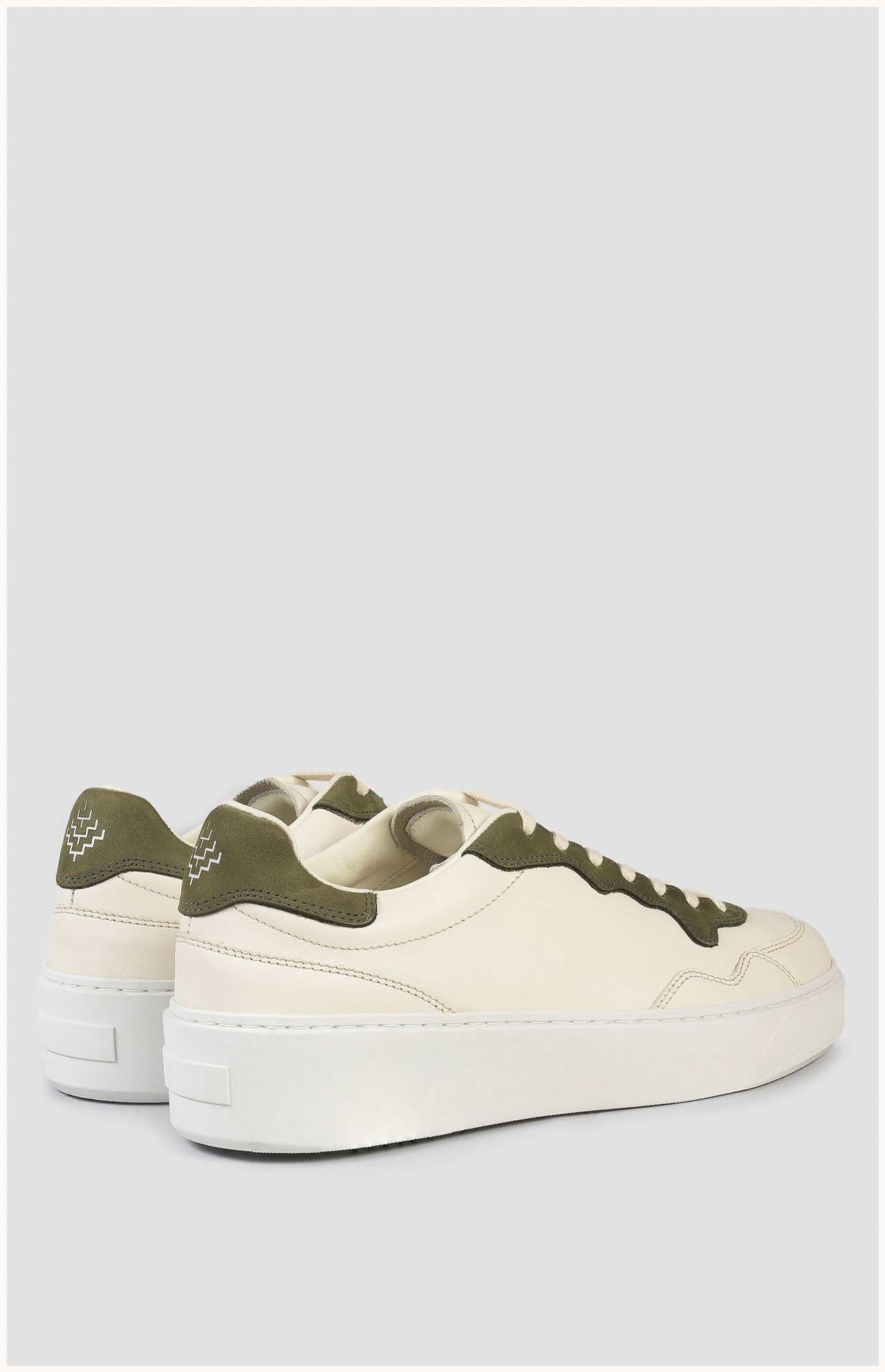 Otis Cuir OFF White D.Vert