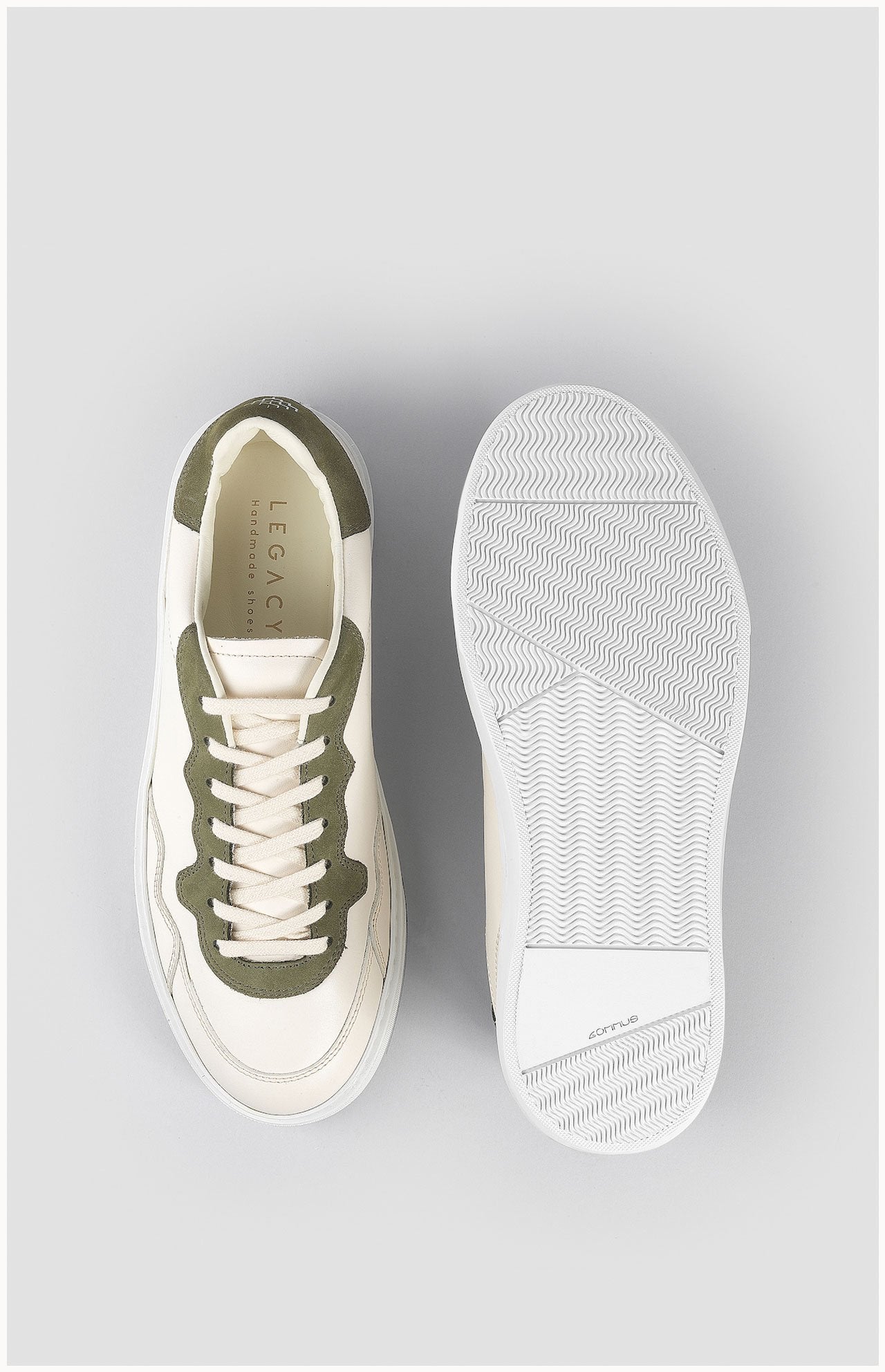 Otis Cuir OFF White D.Vert