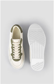 Otis Cuir OFF White D.Vert