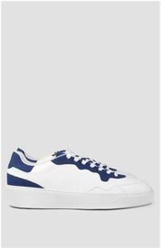 Otis Cuir Blanc Bleu