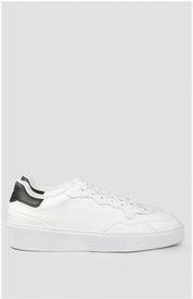 Otis Cuir Blanc Noir