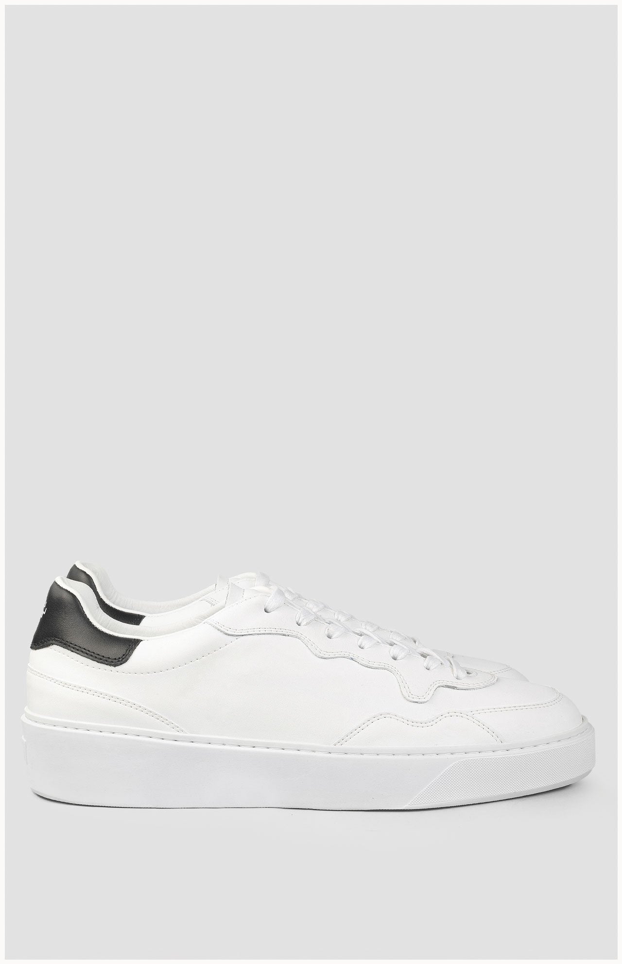 Otis Cuir Blanc Noir