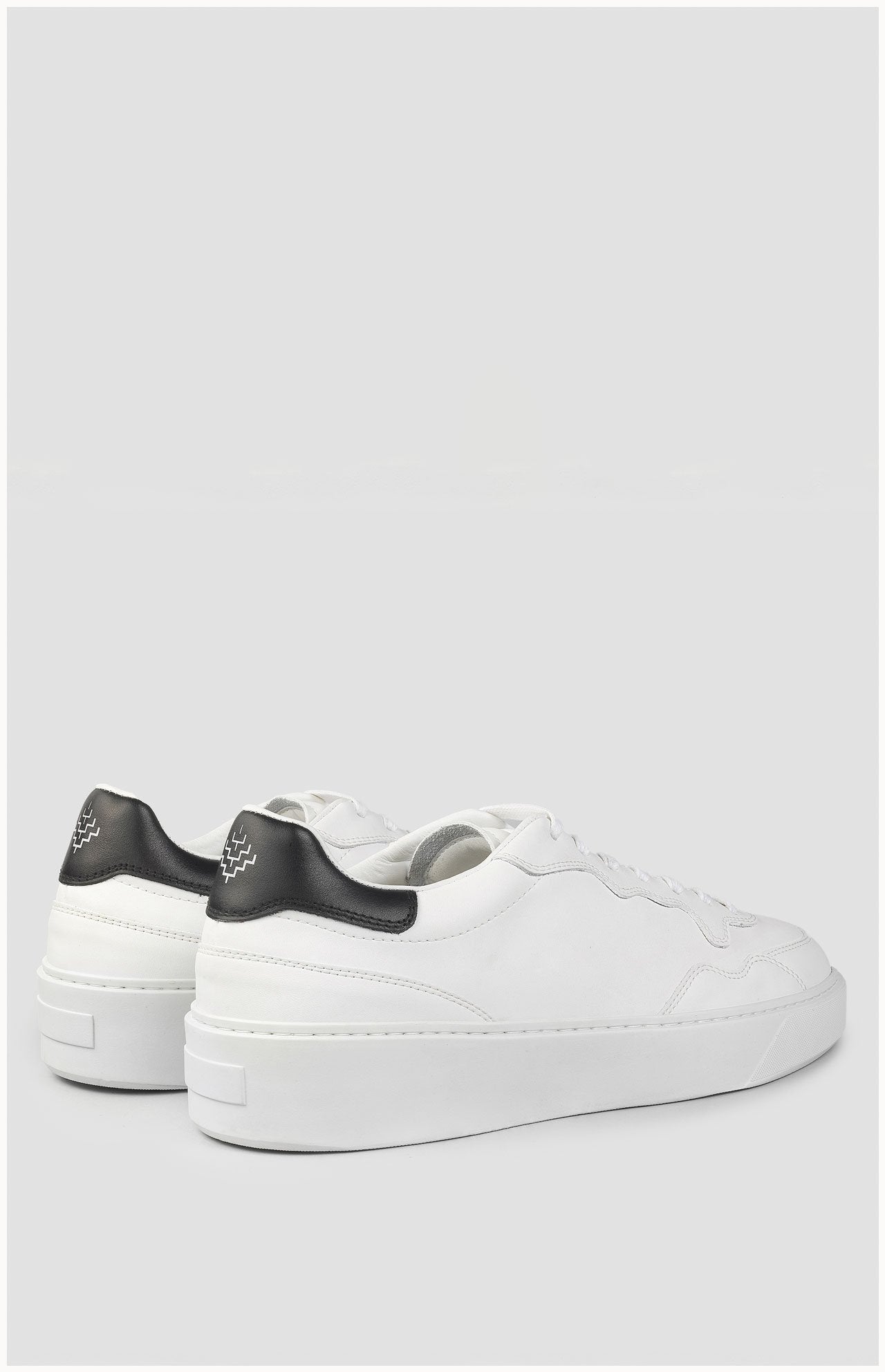 Otis Cuir Blanc Noir