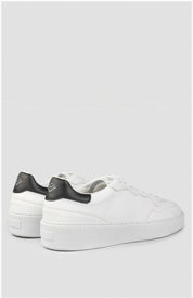Otis Cuir Blanc Noir