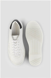 Otis Cuir Blanc Noir