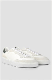 Otis Cuir Blanc Vert