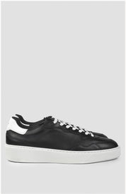 Otis Cuir Noir Blanc