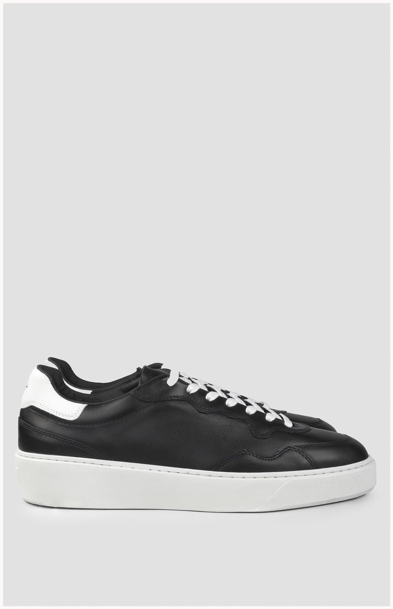 Otis Cuir Noir Blanc