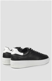 Otis Cuir Noir Blanc