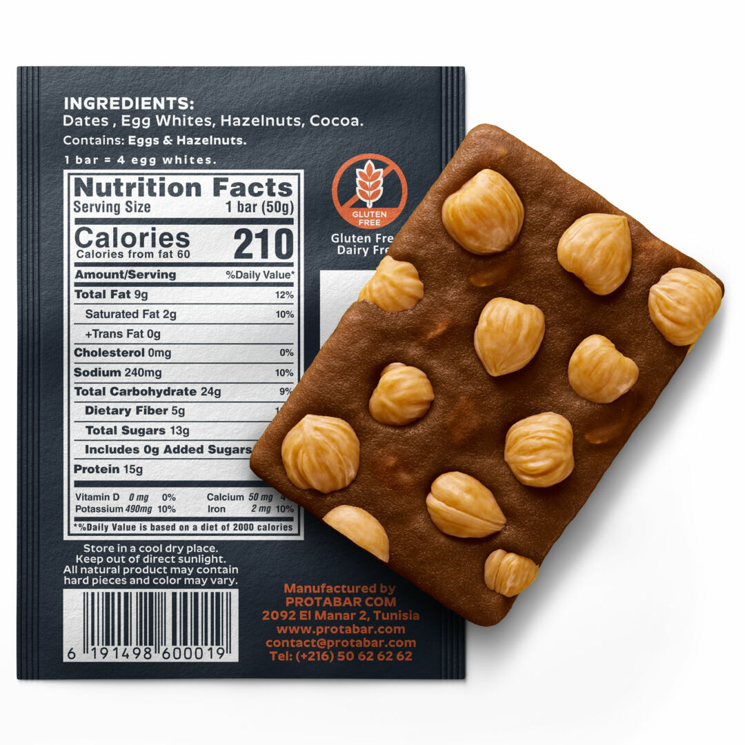Barres Protéinées Naturelles 15gr Protéine par barre PROTABAR 12 Barres