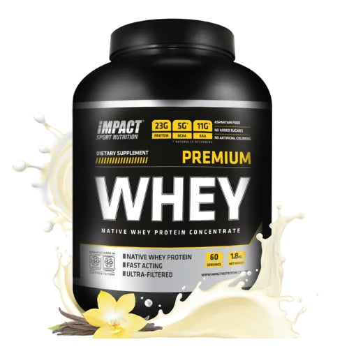 Premium Whey Pot de 1.8kg impact