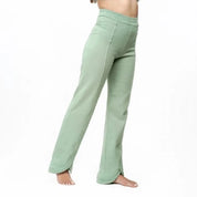 Pantalon avec fente moltonné Lyouna