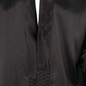 Intense Black Kimono