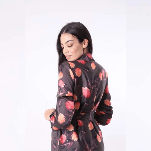 Robe de chambre Satin Lyouna
