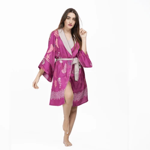 Robe de chambre Satin Lyouna