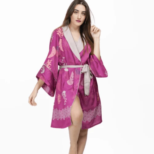 Robe de chambre Satin Lyouna