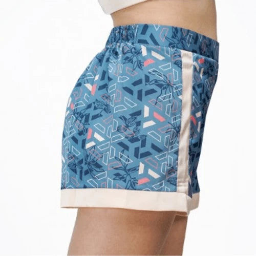 Short avec découpe satin Lyouna