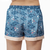 Short avec découpe satin Lyouna