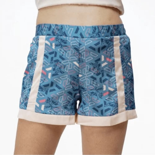 Short avec découpe satin Lyouna