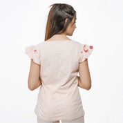 Tee-shirt manche bateau croisé Lyouna