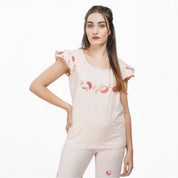 Tee-shirt manche bateau croisé Lyouna