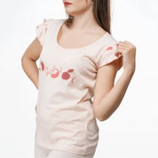 Tee-shirt manche bateau croisé Lyouna