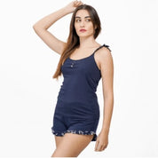 Caraco bretelle volant Lyouna