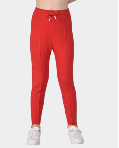 Pantalon Bilcee Fillette Rouge - Wildkard
