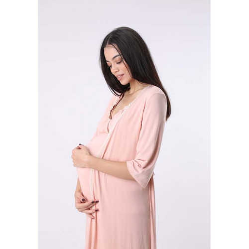 Robe de Chambre - Viscose -Rose poudré - Wildkard