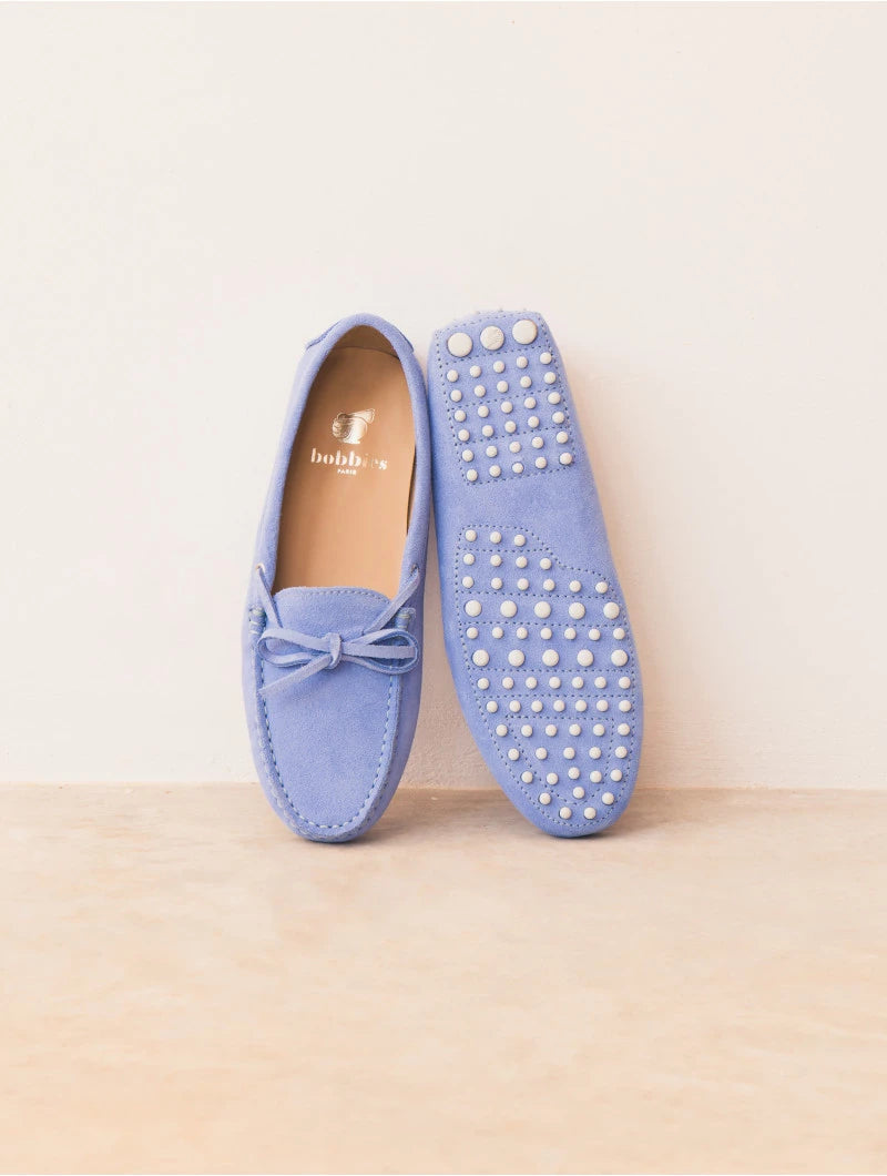 Bobbies L’Aérien – Mocassins Homme en daim bleu