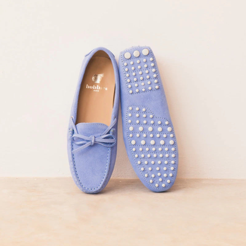 Bobbies L’Aérien – Mocassins Homme en daim bleu - Wildkard