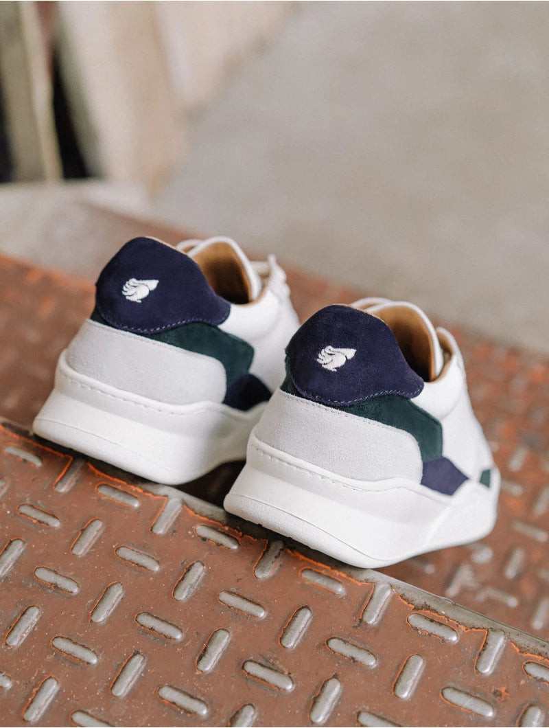 Sneakers Malibu Blanc Cèdre Marine Bobbies