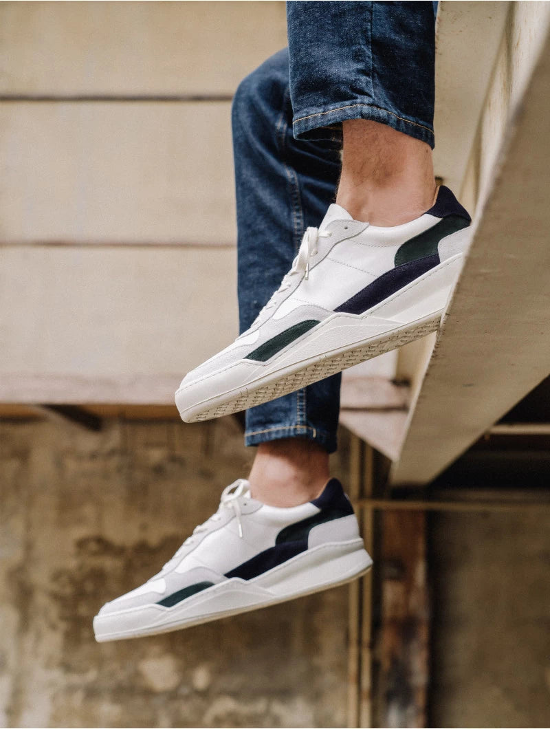 Sneakers Malibu Blanc Cèdre Marine Bobbies