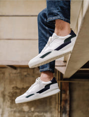 Sneakers Malibu Blanc Cèdre Marine Bobbies