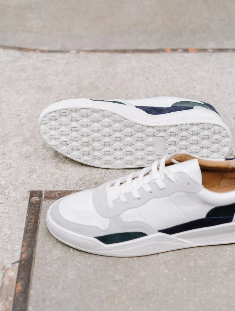 Sneakers Malibu Blanc Cèdre Marine Bobbies