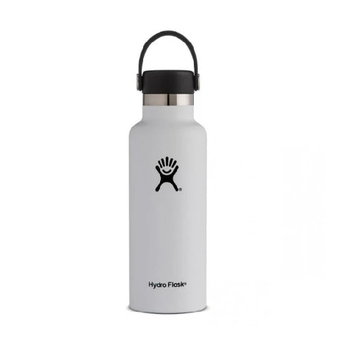 18 Oz Standard Mouth Flex Cap White