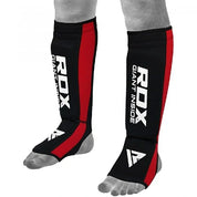 Neo Prene Shin Instep Red/Black