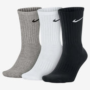 Nike Value Cushioned – Chaussettes mi-hautes (lot de 3)