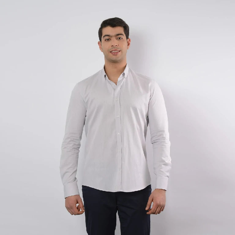 Chemise Toile-01 ChStr-Cb-Sp Ml H Nat