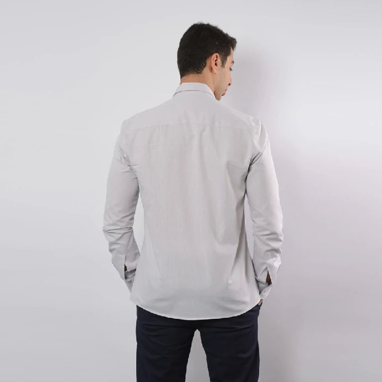 Chemise Toile-01 ChStr-Cb-Sp Ml H Nat