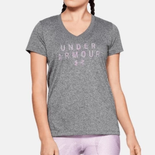 T-shirt Femme UA Tech™ V-Neck Graphic Under Armour